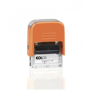 COLOP PRINTER C10 TURUNCU KASA SİYAH KEÇE - 10X27MM