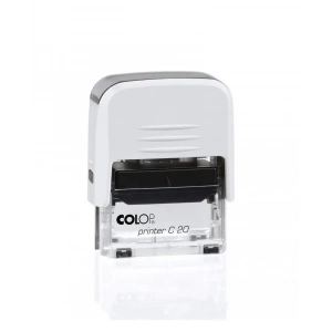 COLOP PRINTER C20 BEYAZ KASA SİYAH KEÇE - 14X38MM