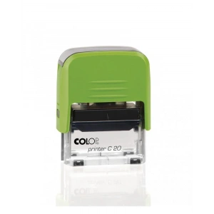 COLOP PRINTER C20 YEŞİL KASA SİYAH KEÇE - 14X38MM