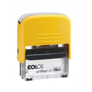 COLOP PRINTER C30 SARI KASA SİYAH KEÇE - 18X47MM