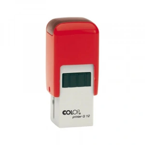 COLOP Q12 KARE KIRMIZI KASA KIRMZI KEÇE - 12X12MM