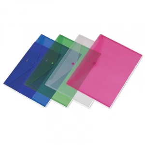 Comıx Ah614 A4 Çıtçıtlı Şeffaf-renkli Dosya