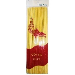 Çöp Şiş 25 cm ( 100 Adet )