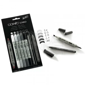 Copic Ciao Marker 5+1 Set Grey Tones