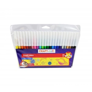 Craft And Arts 24 Renk Keçeli Kalem Cakk-24