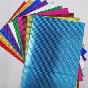 Craft&arts Oluklu Karton 25x35 Metalik 10lu