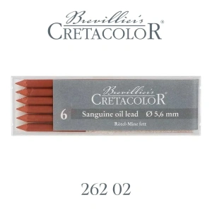 Cretacolor Portmin Kalem Ucu 5.6mm 6lı Sanguine Oil Medium Yağlı 26202