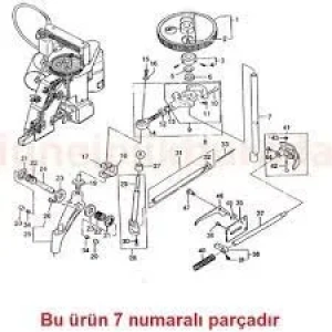 Çuval Ağzı Dikiş Makinesi Ana Mili