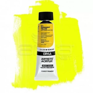 Daler Rowney Cryla Artist Akrilik Boya 75ml 671 Permanent Yellow Seri B