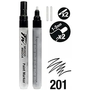 Daler Rowney FW Mix Paint Markers Seti M Yuvarlak Uç 1-2mm 2li Set