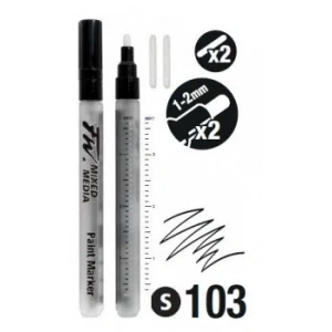 Daler Rowney FW Mix Paint Markers Seti S Yuvarlak Uç 1-2mm 2li Set