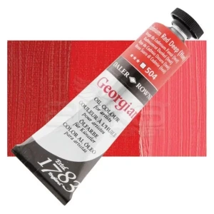 Daler Rowney Georgian Yağlı Boya 225ml 504 Cadmium Red Deep Hue