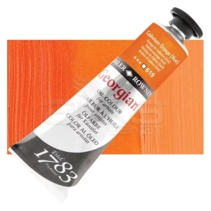 Daler Rowney Georgian Yağlı Boya 225ml 619 Cadmium Orange Hue