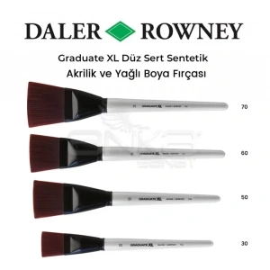 Daler Rowney Graduate Xl Düz Sert Sentetik Fırça