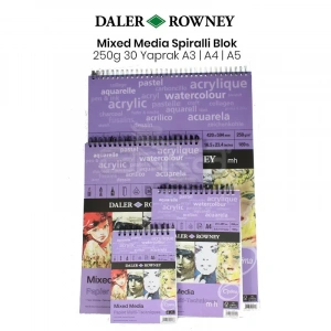 Daler Rowney Mixed Media 250g 30 Yaprak