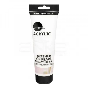 Daler Rowney Simply Mother Of Pearl Structure Gel 250ml