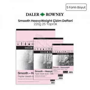 Daler Rowney Smooth Heavyweight 220g 25 Yaprak