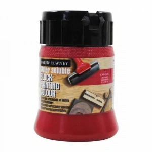 Daler Rowney Water Soluble Blockprint Linol Boyası 250ml 513 Crimson