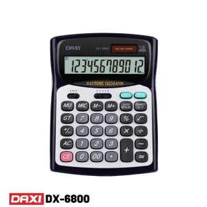 Daxi Hesap Makinesi Black Edition 12 Haneli DX-6800