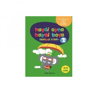 De Haydi Oyna Haydi Boya Faaliyet Kitabı 2 (3-4 Yaş)