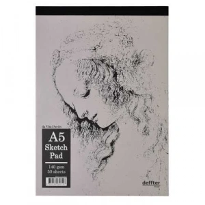 Deffter Da Vinci Sketch Pad Eskiz Defter A5 140gr 50 Yaprak