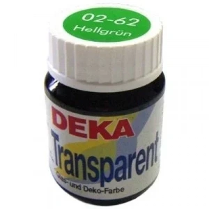 Deka Transparen Vitray Cam Boya 25ml 62 Açık Yeşil