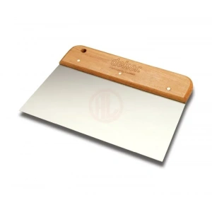 Dekor Hassan Geniş Ispatula Ahşap Saplı Paslanmaz Çelik 30 Cm