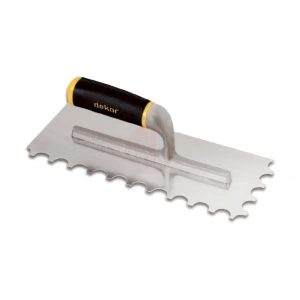 Dekor Hassan Mermer Malası Alüminyum Saplı Paslanmaz Çelik 30 Cm