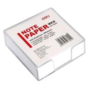 DELİ 7600 YAPIŞKANLI KÜPNOT KAĞIDI 91x87 300 YAPRAK BEYAZ