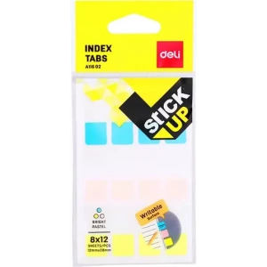 DELİ A11602 İNDEKS İŞARET BANDI 12x28 3 RENK