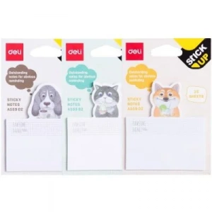 DELİ A55902 YAPIŞKANLI NOT KAĞIDI 75x84 25 YAPRAK