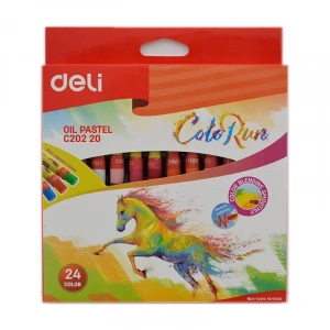Deli C20220 Color Run Yağlı Pastel Boya 24 Renk