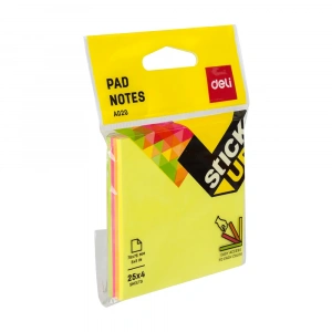 Deli Yapışkanlı Not Kağıdı 76×76mm 4*25yp A02002