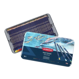 Derwent Inktense Mürekkep Bazlı Boya Kalemi 36 Renk