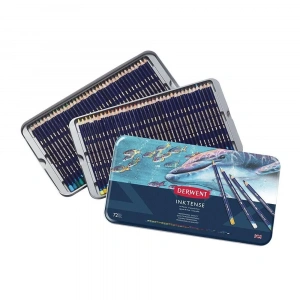 Derwent Inktense Mürekkep Bazlı Boya Kalemi 72 Renk