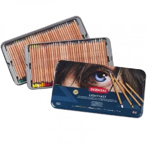 DERWENT LIGHTFAST 72 RENK BOYA KALEMİ TENEKE KUTU 2302722