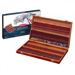 Derwent Pastel Pencils 72li Ahşap Kutu Pastel Kalem Seti