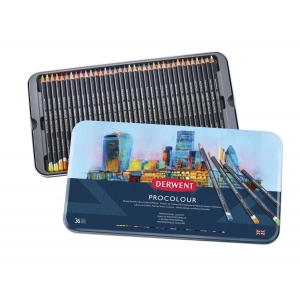 Derwent Procolour Kuru Boya Kalemi 36 Renk