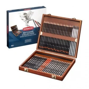 Derwent Sketching 48li Ahşap Kutu