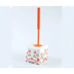 Desenli Klozet Fırçası Takımı Köşeli ( 1 Adet )