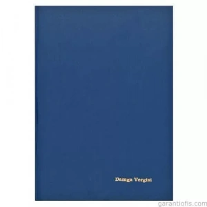 Dilman Ciltli Damga Vergisi Defteri (96 Yaprak)