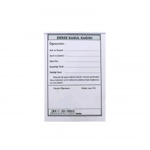 Dilman Derse Kabul Kağıdı 100lü