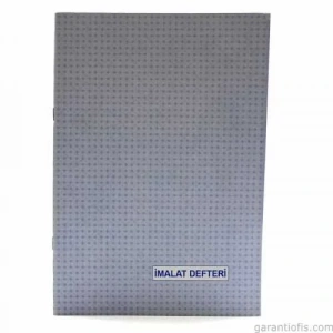 Dilman Karton Kapak İmalat Defteri (40 Yaprak)