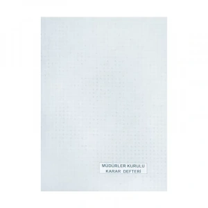 Dilman Müdür Kurulu Karar Defteri Karton Kapak