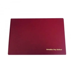 Dilman Ortaklar Pay Defteri Ciltli Numaralı 96 Yaprak