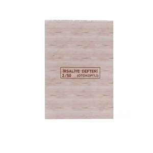 Dilman Otokopili İrsaliye Defteri 2-50 2 Nüsha