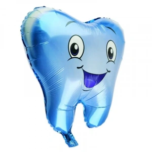 Dişim Çıktı 55 cm Folyo Balon Mavi