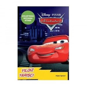 Dısney Pıxar Arabalar Yıldız Yarışçı Çıkartmalı Boyama Kitabı