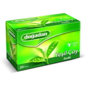 Doğadan Yeşil Çay Sade (20 Li Paket)