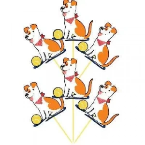 Dost Patiler Şekilli Kürdan 12 Adet